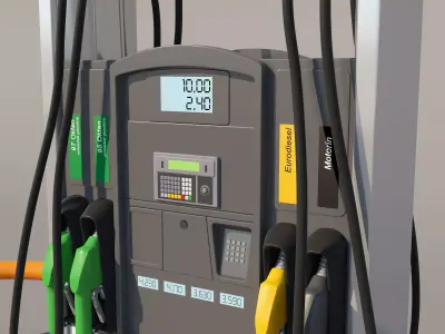 Fuel Dispenser Updated  3D model