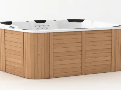 Whirlpool 6 Person Hot Tub 3D model