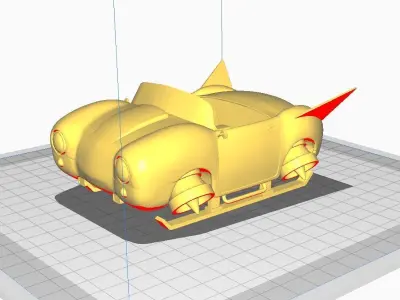 Dragon Ball Car 2 3D Model 3D print model
