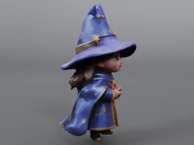 baby wizard 3D model