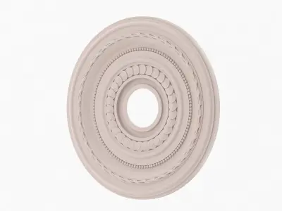 Classic Ceiling Medallion 10 3D model