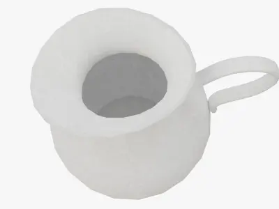 Ceramic Jug Low-poly 3D model