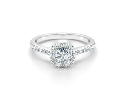 Diamond Jewelry Ring 3D print model