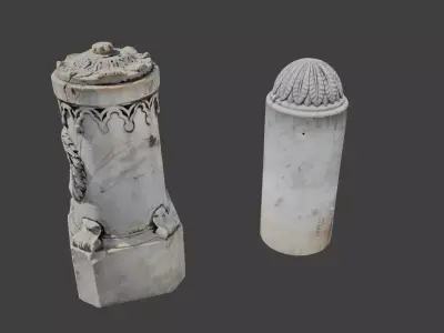 Pisa sandstone column Scan Italy 3D print top 3D model