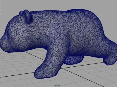 Panda Walking 3D model