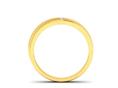 Band 3dm Render Details gold ring 3D print model