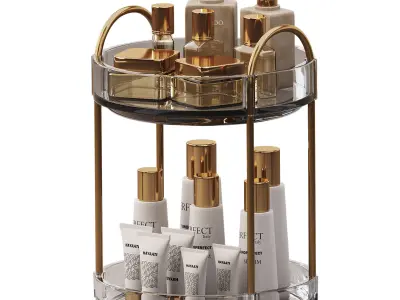 Beauty decorative set 2 3D model