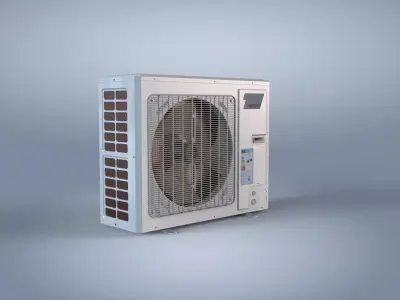 Air Condition External Unit cooling system 3D model