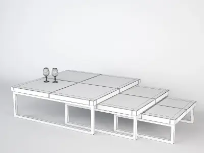 Fendi Journal Table 3D model