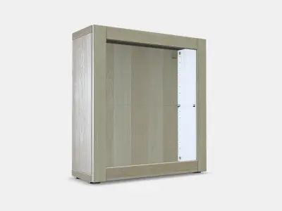 BESTA Shelf unit with glass door 16 3D model