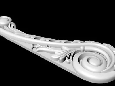 Decor for furniture 3D model 14