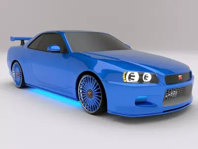 Nissan Skyline 3D model
