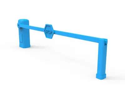Security Booth Barrier 3D print model