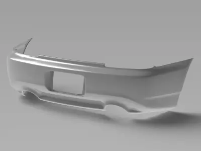 S2000 AP2 Rear Bumper Exterior Surface Model - 3D Laser-Scanned 3D model