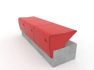 Stadium Seats 19 3D model