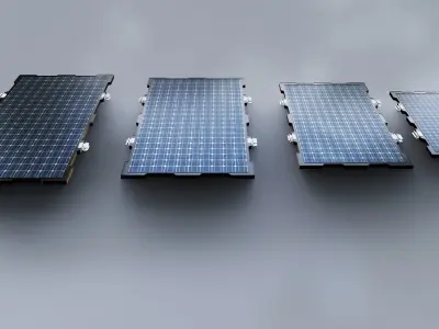 New Frame Solar Panel Collection 3D model
