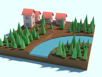 Polygon Ultimate Combo Pack Low-poly 3D model