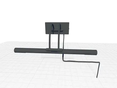 Wall Mounted Picture Light 3D model