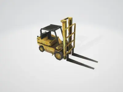 Free Fire  Forklift Truck  3D model