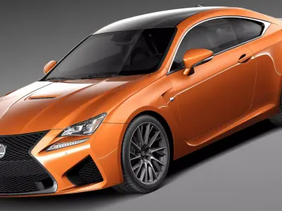 Lexus RC F 2015 3D model