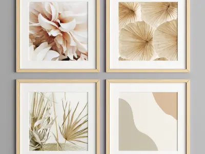 Art Frame B10 Low-poly 3D model