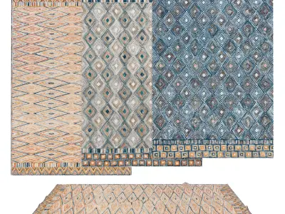Rugs No 256 Low-poly 3D model