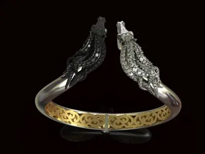  Horse Bracelet 3D model