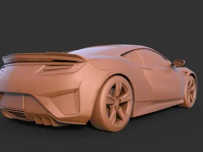 Honda NSX II 3D print model