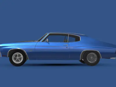 chevrolet Chevelle SS396 Coupe - 1969-1972 3D model