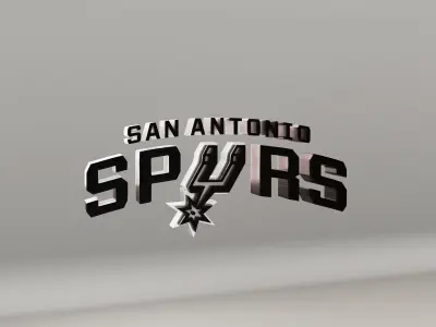 NBA San Antonio Spurs Logo 3D model
