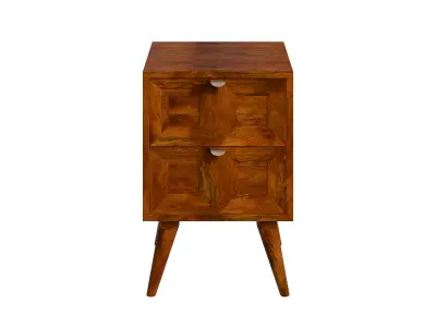 Mango Quad Nightstand Low-poly 3D model