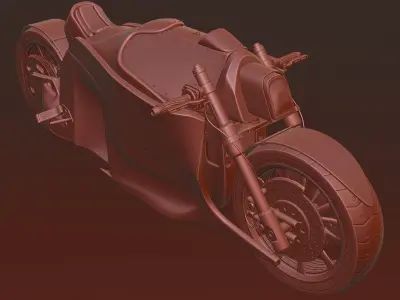 NZR Motorcyle 3D model