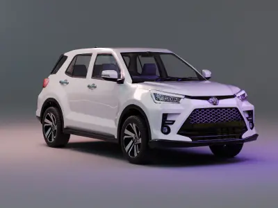 Toyota Raize  with interior  3D model