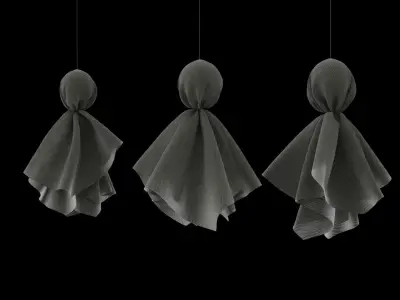 Halloween Ghost Decoration 3D model