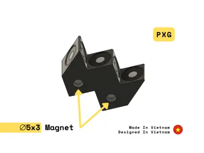3D Scan W-Shaped Marker Free 3D print model