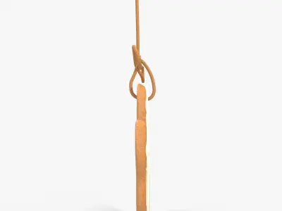 Gingerbread Cookie Angel Low-poly 3D model