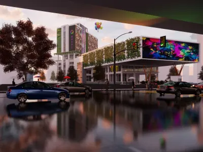 5 star hotel 3D model