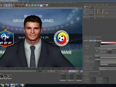 Cristiano Ronaldo Free 3D model
