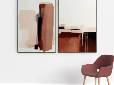 Photo Frame 190 Low-poly 3D model