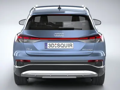 Audi Q4 e-tron s-line 2022 3D model