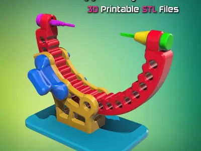 UNIVERSAL EGG PAINTING STAND 3D print model