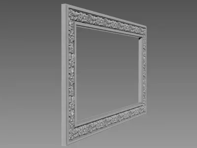 Frame Small Flowers 3D model