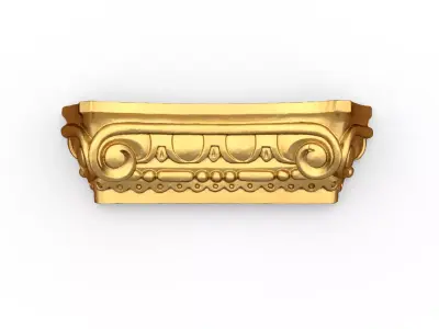 Classic carved decor ornament 477 3D print model 3D print model