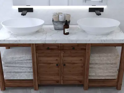 Modern Vanity 3D model