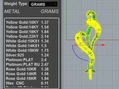 5mm Pearl Drop Earrings 3D print model
