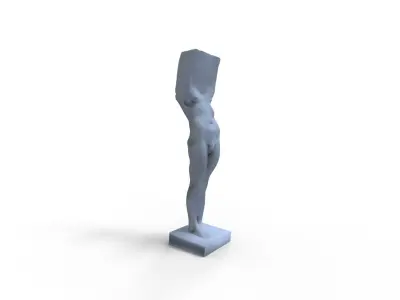 Standing Man Statue 3D model