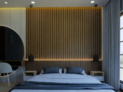 Elegant 3D Bedroom Exploration 3D print model