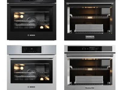 Bosch neff kitchenaid ovens 3D model