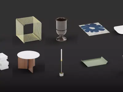 100 Decor Model Collection Vol 23 3D model