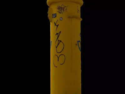 Spanish Post Mailbox 3D Scan Free 3D model